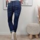 Jewelly Boyfriend Jeans mit sch&ouml;ner Knopfleiste L