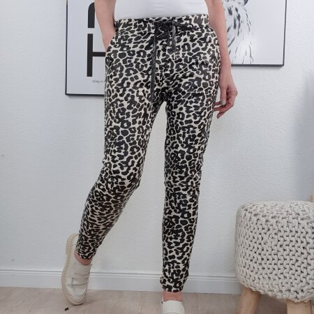 Jogger coated Schlupfhose Leo- One Size