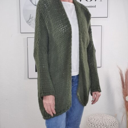 Grob Strick Cardigan- One Size