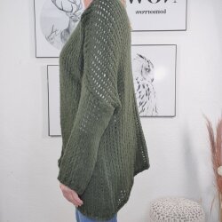 Grob Strick Cardigan- One Size