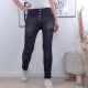 Black denim destroyed Jeans L