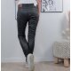 Khaki gr&uuml;ne Fake Laether Jeans gro&szlig;e Gr&ouml;&szlig;en