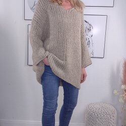 Maxi Grobstrick Pulli- One Size