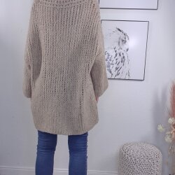 Maxi Grobstrick Pulli- One Size