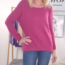 Basic Vokuhila Pullover- One Size (4 Farben)