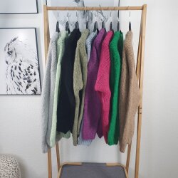Basic Rundhals Sweater &ndash; One Size (9 Farben)