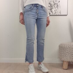 Cropped Straight Leg Jeans Denim S