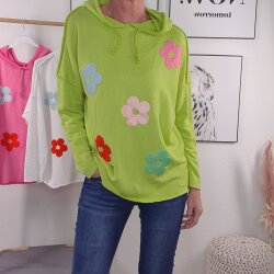 Frottee Hoodie BLOOM- One Size (3 Farben)