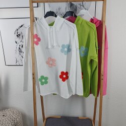 Frottee Hoodie BLOOM- One Size (3 Farben)