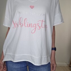 Vokuhila Shirt Lieblingstag- One Size