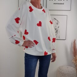 Sweatshirt RED HEART- One Size