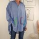 Nadelstreifen Hemd LOVE- One Size