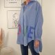Nadelstreifen Hemd LOVE- One Size