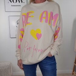 Sweatshirt More Amour- One Size (3 Farben)