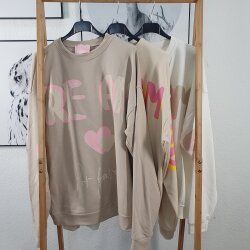 Sweatshirt More Amour- One Size (3 Farben)