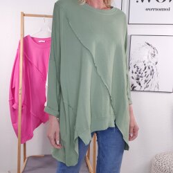 Oversized Shirt DIGONALLY- One Size (3 Farben) Khaki
