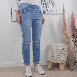 Basic Boyfriend Jeans- von M bis 4XL Gobelin Pocket M