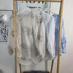 Bluse Frottee Paisley-One Size