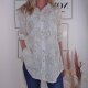 Maxi Bluse BRODERIE FLEURS- One Size