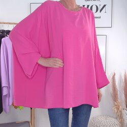 Oversized Maxi Shirt- One Size (7 Farben) Pink
