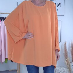 Oversized Maxi Shirt- One Size (7 Farben) Orange