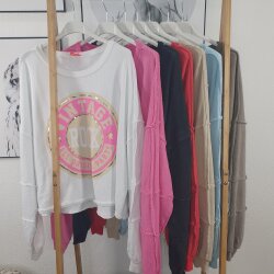 Kurzes Sweatshirt &bdquo;VINTAGE&ldquo;- One Size (7 Farben)