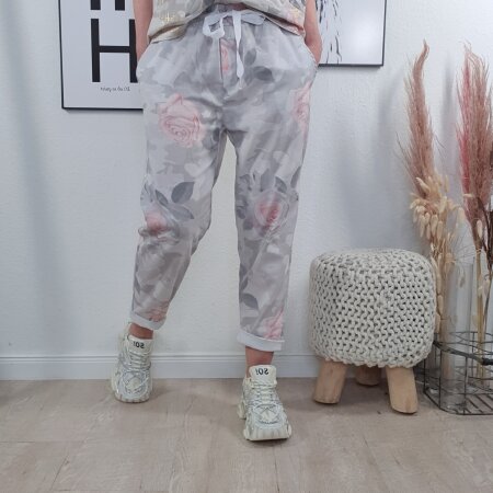 Jogger Pants CAMOUFLAGE ROSE- One Size