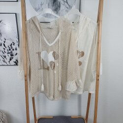 Netzpullover LOVE- One Size