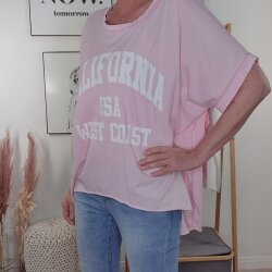 Oversized Vokuhila Shirt CALIFORNIA- One Size (4 Farben)