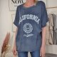 Oversized Vokuhila Shirt CALIFORNIA- One Size (6 Farben)