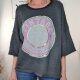 Halbarm Sweater Summer Vintage- One Size 36 bis 42 (6 Farben)