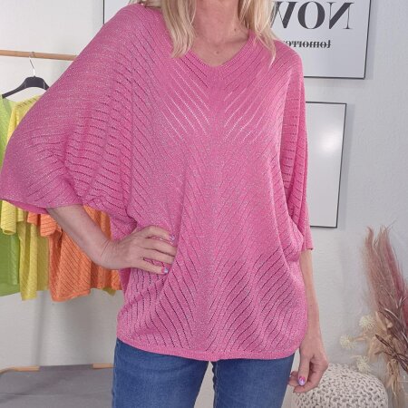 Lurex Shirt Sparkle- One Size 36 bis 44 (4 Farben)