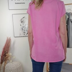 V-Neck Shirt Vintage Rock - One Size (5 Farben) Pink