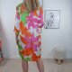 Schlupf Kleid Hibiskus mit Taschen- One Size 36 bis 42