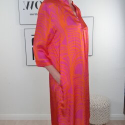 Schlupf Kleid Artwork mit Taschen- One Size