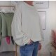 Boxy Sweatshirt Raw Cuts- One Size 36 bis 44 (7 Farben)