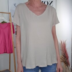 Basic Shirt Natural- One Size 36 bis 42 (4 Farben)