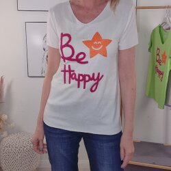 Shirt Be Happy- One Size 34 bis 40