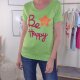 Shirt Be Happy- One Size 34 bis 40