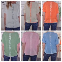 Strick Shirt Sommerverliebt- One Size 36 bis 42