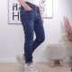 Stretch Jeans Boyfriend Look  5 Schmuck Kn&ouml;pfe