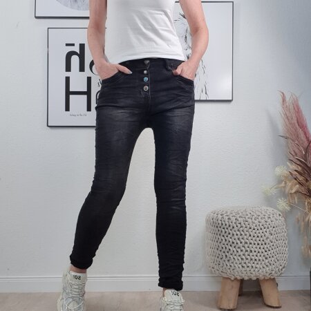 Vintage washed Slim Boyfriend Jeans