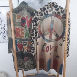 Cardigan Peace- One Size 36 bis 42