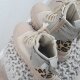 High Top Plateau Sneaker Beige Leo