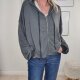 Sweatjacke Raw Cut Shorty- One size 36 bis 42