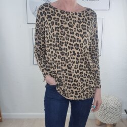 Longsleeve Animal Print- One Size 36 bis 42