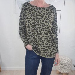 Longsleeve Animal Print- One Size 36 bis 42