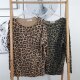 Longsleeve Animal Print- One Size 36 bis 42