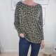 Longsleeve Animal Print- One Size 36 bis 42