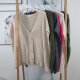 Oversized Strick Weste Fluffy- One Size 36 bis 44